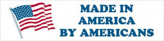 Tape Logic - 6" Long, White, Blue, & Red Paper Shipping Label - For Multi-Use - Americas Industrial Supply