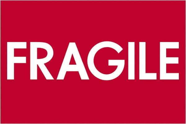 Tape Logic - 3" Long, Red/White Paper Shipping Label - For Multi-Use - Americas Industrial Supply