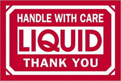 Tape Logic - 3" Long, Red/White Paper Shipping Label - For Multi-Use - Americas Industrial Supply