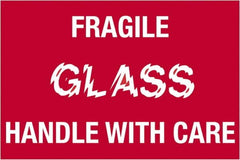 Tape Logic - 3" Long, Red/White Paper Shipping Label - For Multi-Use - Americas Industrial Supply