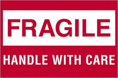 Tape Logic - 3" Long, Red/White Paper Shipping Label - For Multi-Use - Americas Industrial Supply