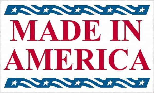 Tape Logic - 5" Long, White, Blue, & Red Paper Shipping Label - For Multi-Use - Americas Industrial Supply