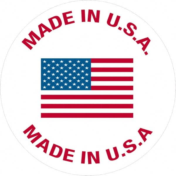 Tape Logic - 1" Long, White, Blue, & Red Paper Shipping Label - For Multi-Use - Americas Industrial Supply