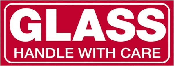 Tape Logic - 4" Long, Red/White Paper Shipping Label - For Multi-Use - Americas Industrial Supply