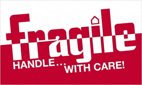 Tape Logic - 5" Long, Red/White Paper Shipping Label - For Multi-Use - Americas Industrial Supply