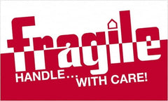 Tape Logic - 5" Long, Red/White Paper Shipping Label - For Multi-Use - Americas Industrial Supply