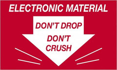 Tape Logic - 5" Long, Red/White Paper Shipping Label - For Multi-Use - Americas Industrial Supply