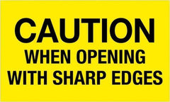 Tape Logic - 5" Long, Fluorescent Yellow Paper Shipping Label - For Multi-Use - Americas Industrial Supply