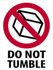 Tape Logic - 4" Long, Red, Black on White Paper Shipping Label - For Multi-Use - Americas Industrial Supply