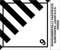 Tape Logic - 4-3/4" Long, Black/White Paper D.O.T. Labels - For Multi-Use - Americas Industrial Supply