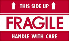 Tape Logic - 5" Long, Red/White Paper Shipping Label - For Multi-Use - Americas Industrial Supply