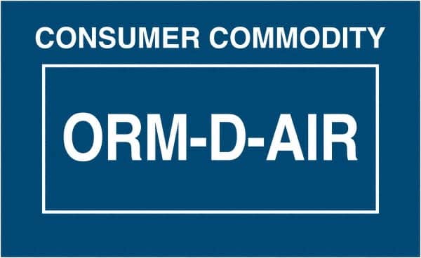 Tape Logic - 2-1/4" Long, Blue/White Paper D.O.T. Labels - For Multi-Use - Americas Industrial Supply