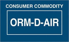 Tape Logic - 2-1/4" Long, Blue/White Paper D.O.T. Labels - For Multi-Use - Americas Industrial Supply