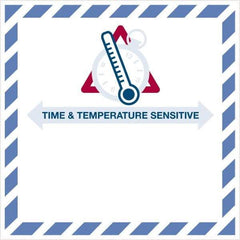 Tape Logic - 4-1/4" Long, White, Blue, & Red Paper D.O.T. Labels - For Multi-Use - Americas Industrial Supply