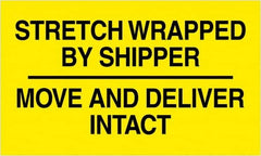 Tape Logic - 5" Long, Black & Yellow Paper Shipping Label - For Multi-Use - Americas Industrial Supply