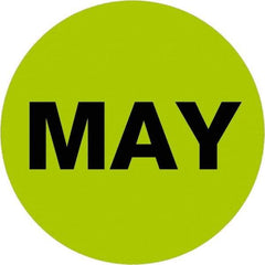 Tape Logic - 1" Long, Fluorescent Green Paper Inventory Labels - For Multi-Use - Americas Industrial Supply