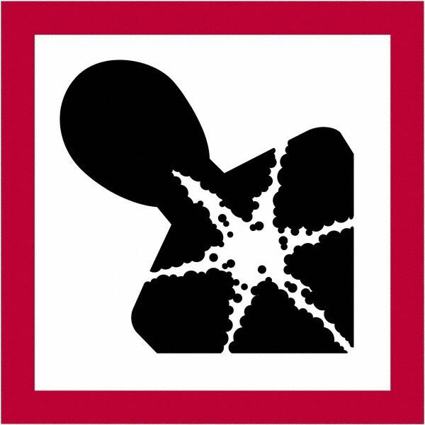 Tape Logic - 1" Long, Red, Black on White Paper D.O.T. Labels - For Multi-Use - Americas Industrial Supply