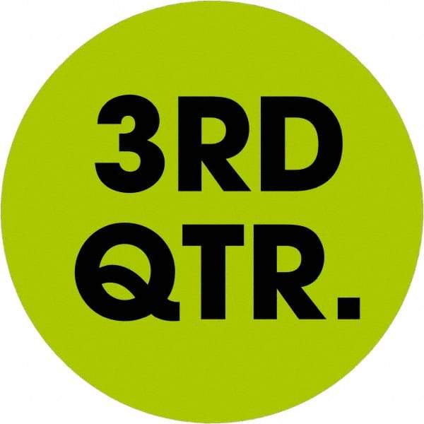 Tape Logic - 2" Long, Fluorescent Green Paper Inventory Labels - For Multi-Use - Americas Industrial Supply