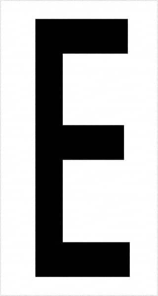 Tape Logic - 3-1/2" Long, Black/White Vinyl Letters - For Multi-Use - Americas Industrial Supply