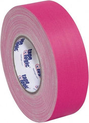 Tape Logic - 2" x 50 Yds Fluorescent Pink Gaffers Tape - 11 mil, Rubber Adhesive - Americas Industrial Supply