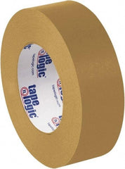 Tape Logic - 1-1/2" x 60 Yd Brown Rubber Adhesive Packaging Tape - Paper Backing, 7 mil Thick - Americas Industrial Supply