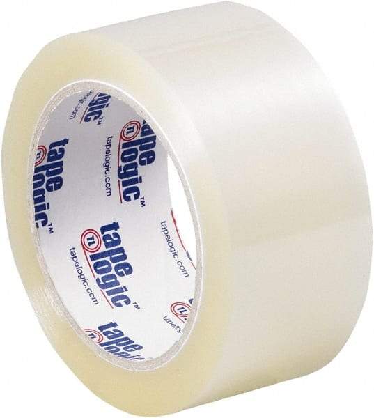 Tape Logic - 2" x 110 Yd Clear Acrylic Adhesive Packaging Tape - Polypropylene Film Backing, 1.6 mil Thick - Americas Industrial Supply