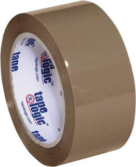 Tape Logic - 2" x 55 Yd Tan Acrylic Adhesive Packaging Tape - Polypropylene Film Backing, 3.5 mil Thick, 33.7 Lb Tensile Strength - Americas Industrial Supply