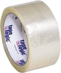 Tape Logic - 2" x 55 Yd Clear Hot Melt Adhesive Packaging Tape - Polypropylene Film Backing, 1.9 mil Thick, 22 Lb Tensile Strength - Americas Industrial Supply