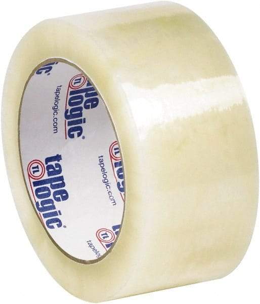 Tape Logic - 2" x 110 Yd Clear Hot Melt Adhesive Packaging Tape - Polypropylene Film Backing, 2 mil Thick - Americas Industrial Supply