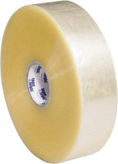 Tape Logic - 3" x 1,000 Yd Clear Hot Melt Adhesive Packaging Tape - Polypropylene Film Backing, 2.5 mil Thick, 36 Lb Tensile Strength - Americas Industrial Supply