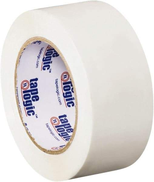 Tape Logic - 2" x 110 Yd White Acrylic Adhesive Packaging Tape - Polypropylene Film Backing, 2.2 mil Thick, 21.4 Lb Tensile Strength - Americas Industrial Supply