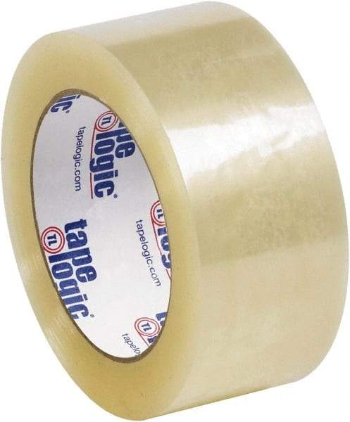 Tape Logic - 2" x 55 Yd Clear Acrylic Adhesive Packaging Tape - Polypropylene Film Backing, 2.6 mil Thick - Americas Industrial Supply