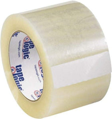 Tape Logic - 3" x 55 Yd Clear Acrylic Adhesive Packaging Tape - Polypropylene Film Backing, 2.6 mil Thick - Americas Industrial Supply