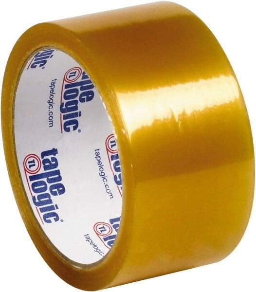 Tape Logic - 2" x 110 Yd Clear Rubber Adhesive Packaging Tape - PVC Film Backing, 2.1 mil Thick, 25 Lb Tensile Strength - Americas Industrial Supply