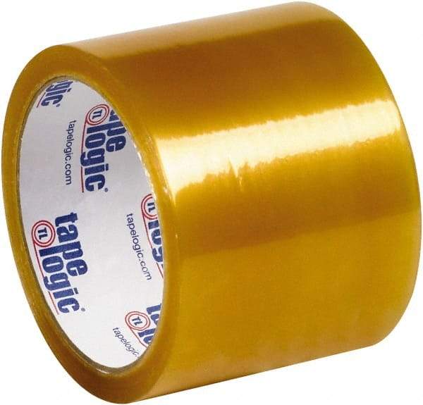 Tape Logic - 3" x 110 Yd Clear Rubber Adhesive Packaging Tape - Polypropylene Film Backing, 2.2 mil Thick - Americas Industrial Supply