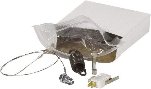 Made in USA - 24" Wide, Portable Shrink Wrap System - Contains Sealing Pad, 5-3 Mil PTFE Glass Cloth Tape for Sealing Arm, 3-10 Mil PTFE Glass Cloth Tape Strips for Sealing Pad Replacement, Wire, Micro Switch, Arm Swing, Fuse - Americas Industrial Supply