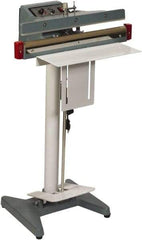 Value Collection - 12" Max Seal, 24 mil Thick, Foot Operated Thermal Impulse Sealer - 600 Watts - Americas Industrial Supply