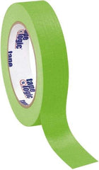 Tape Logic - 1" Wide x 60 Yd Long Green Crepe Paper Masking Tape - 4.9 mil Thick - Americas Industrial Supply