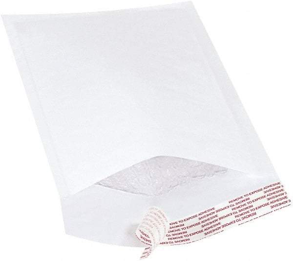 Value Collection - 10" Long x 5" Wide Peel-Off Self-Seal Bubble Mailer - White - Americas Industrial Supply