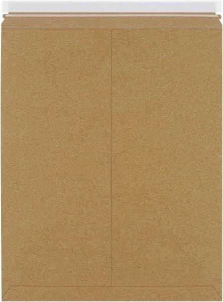 Made in USA - 21" Long x 17" Wide Peel-Off Self-Seal Flat Mailer - Kraft - Americas Industrial Supply
