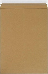 Made in USA - 18" Long x 13" Wide Peel-Off Self-Seal Flat Mailer - Kraft - Americas Industrial Supply