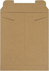 Made in USA - 13-1/2" Long x 11" Wide Regular Flat Mailer - Kraft - Americas Industrial Supply
