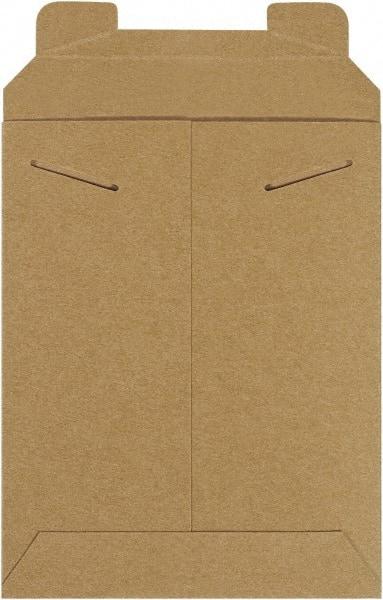 Made in USA - 9" Long x 7" Wide Regular Flat Mailer - Kraft - Americas Industrial Supply