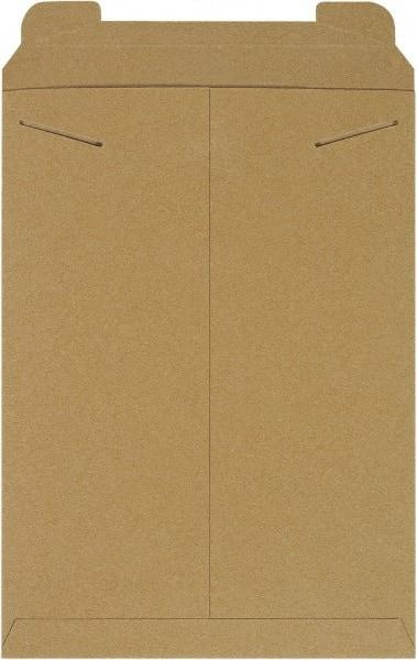 Made in USA - 18" Long x 13" Wide Regular Flat Mailer - Kraft - Americas Industrial Supply
