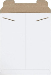 Made in USA - 13-1/2" Long x 11" Wide Regular Flat Mailer - White - Americas Industrial Supply