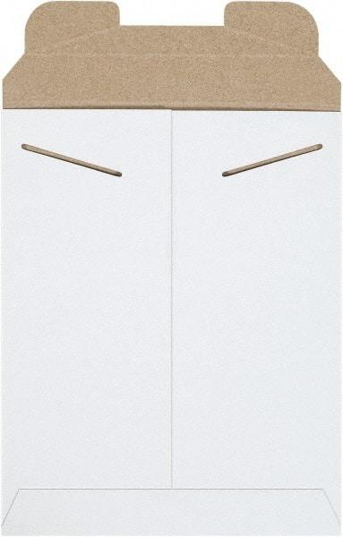 Made in USA - 11-1/2" Long x 9" Wide Regular Flat Mailer - White - Americas Industrial Supply