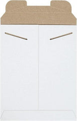 Made in USA - 11-1/2" Long x 9" Wide Regular Flat Mailer - White - Americas Industrial Supply