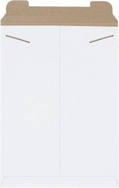 Made in USA - 18" Long x 13" Wide Regular Flat Mailer - White - Americas Industrial Supply