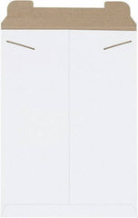 Made in USA - 18" Long x 13" Wide Regular Flat Mailer - White - Americas Industrial Supply