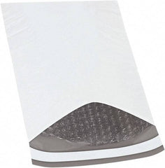 Made in USA - 12" Long x 7-1/4" Wide Peel-Off Self-Seal Padded Mailer - White - Americas Industrial Supply